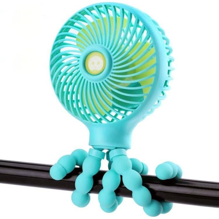 Ventilador Portátil para Cochecito Eaersan USB Recargable