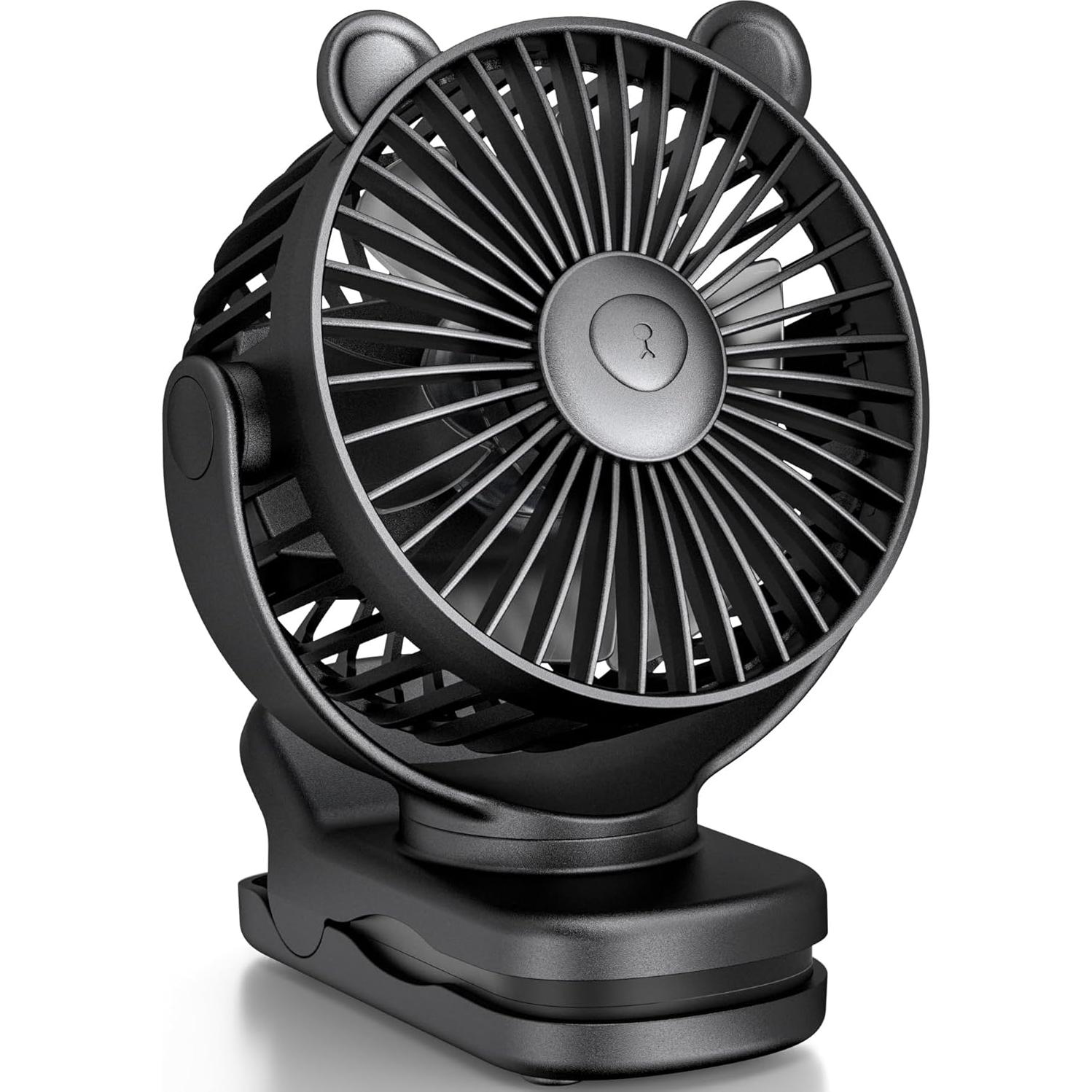 Ventilador Portátil KIDEE Clip 360° Recargable USB 2000mAh