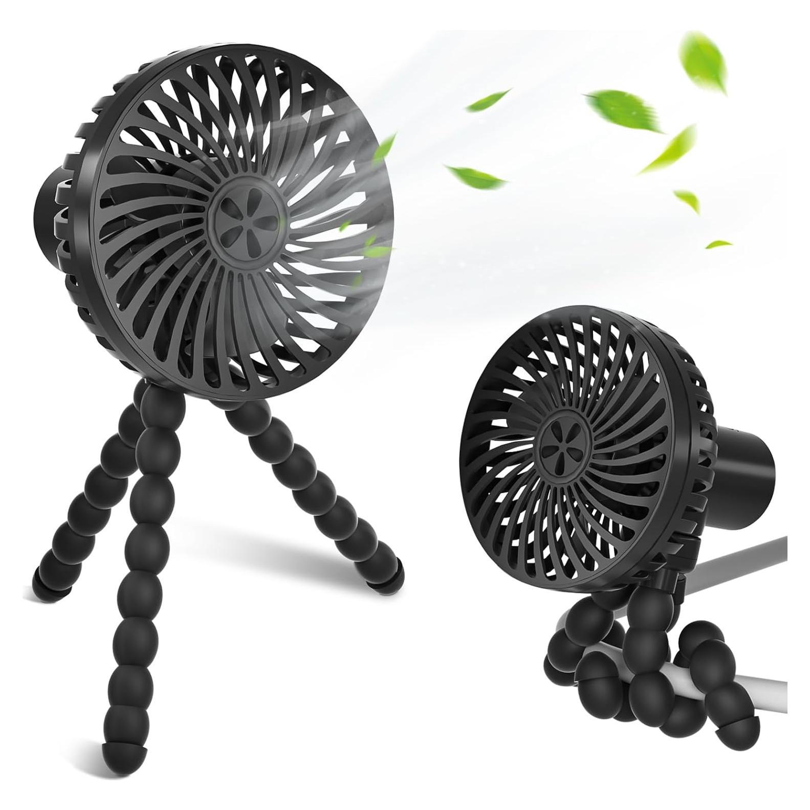 Ventilador Portátil Clip Detexis DX-STROLLERFAN-HEI 3 Velocidades