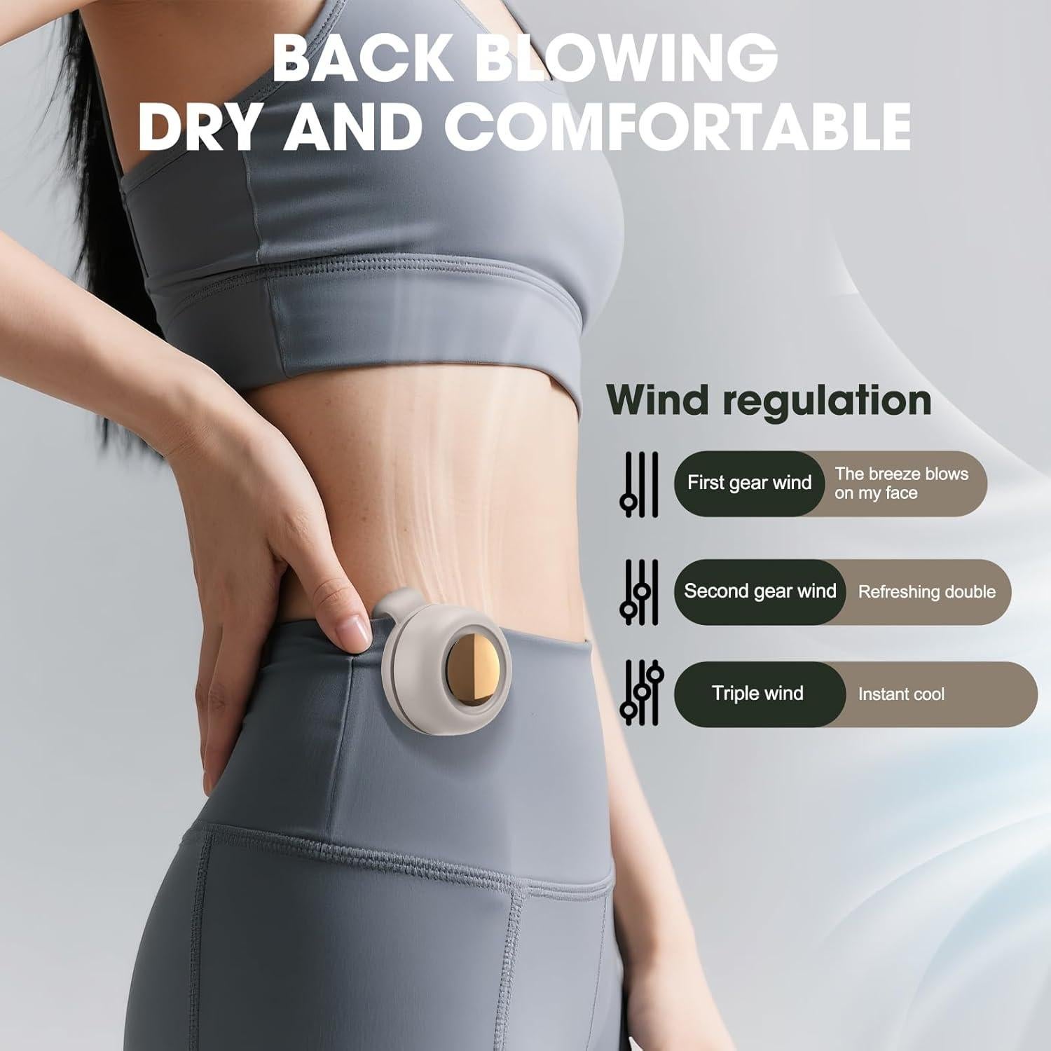 Ventilador Eléctrico Mini Sin Aspas COLORCASA 3 Velocidades