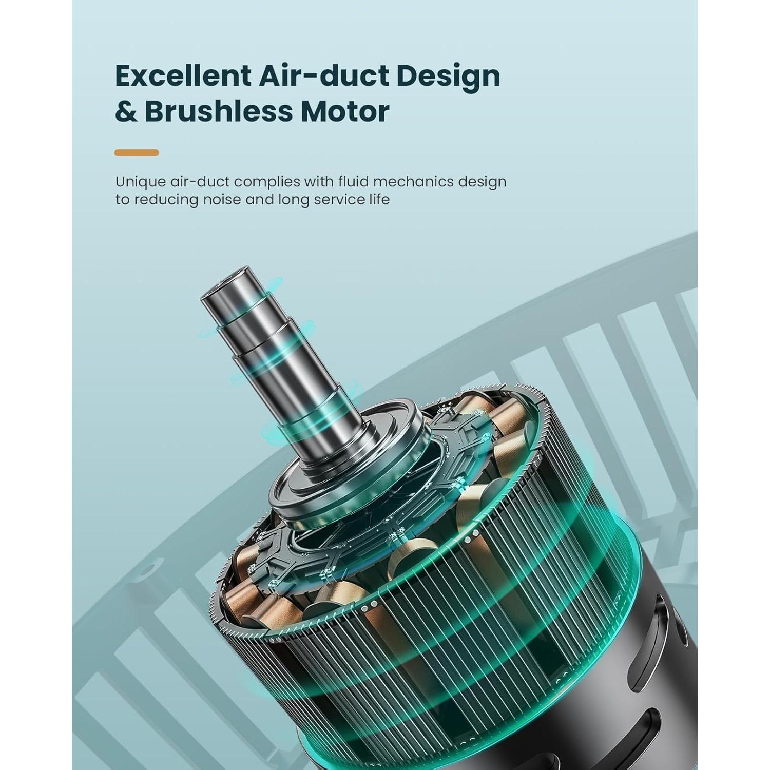 Ventilador de Pared LEMOISTAR 20 cm Oscilante 4 Velocidades