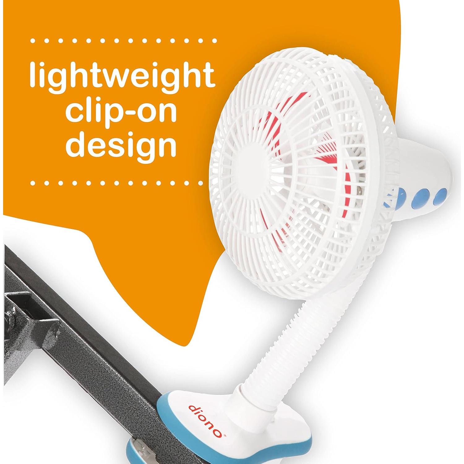 Ventilador para Cochecito Diono - Paquete de 2 Unidades Ajustables