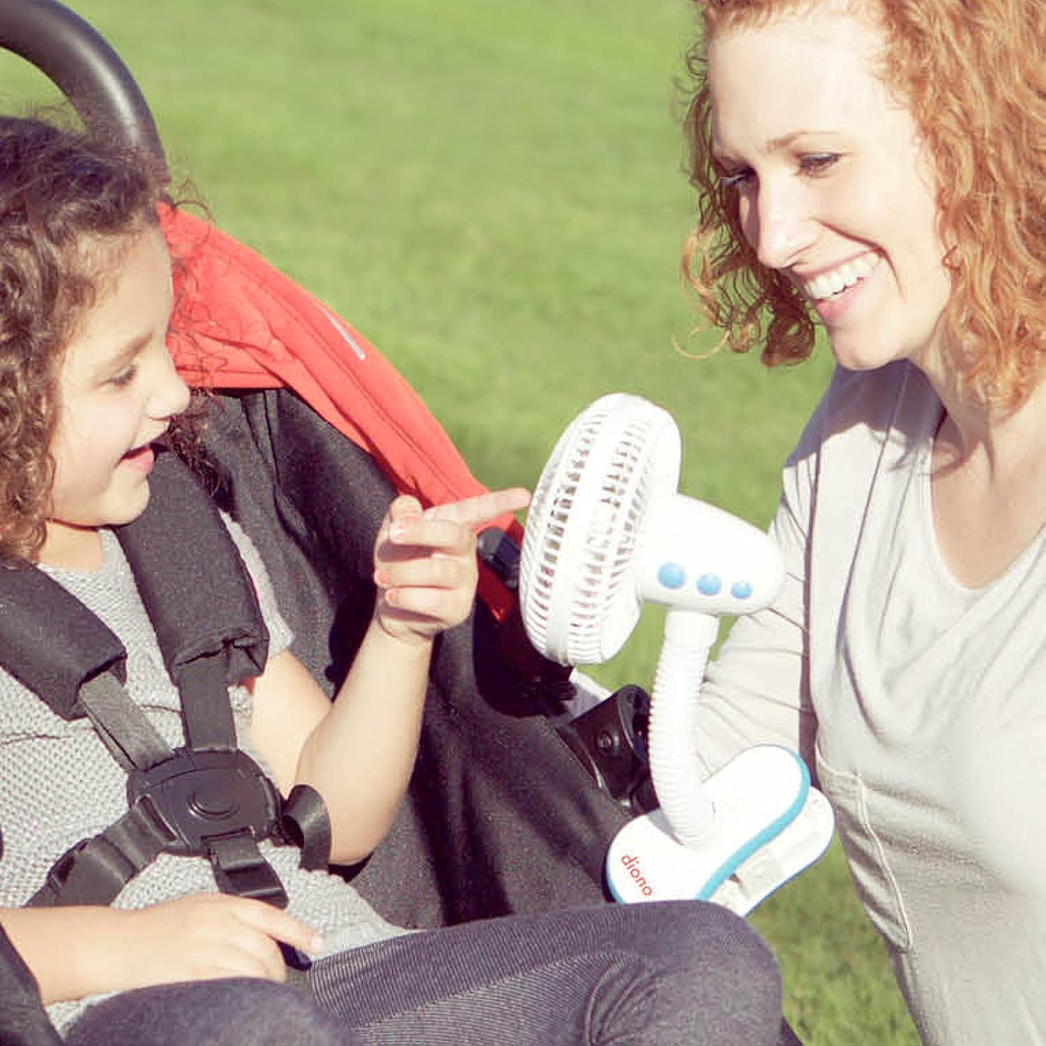 Ventilador para Cochecito Diono - Paquete de 2 Unidades Ajustables