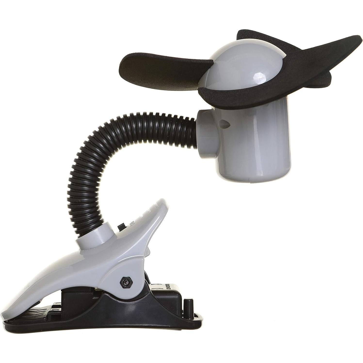 Ventilador Clip-On Dreambaby EZY-Fit Negro/Gris - Portátil