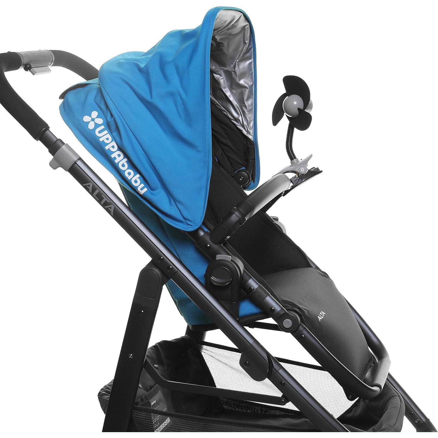 Ventilador Clip-On Dreambaby EZY-Fit Negro/Gris - Portátil