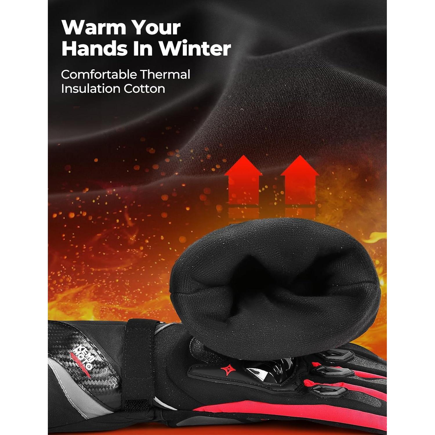 Guantes de Moto KEMIMOTO Invierno X-Large Impermeables