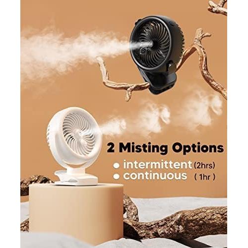 Ventilador Portátil TYZU G28 con Nebulización 4000mAh 130ml