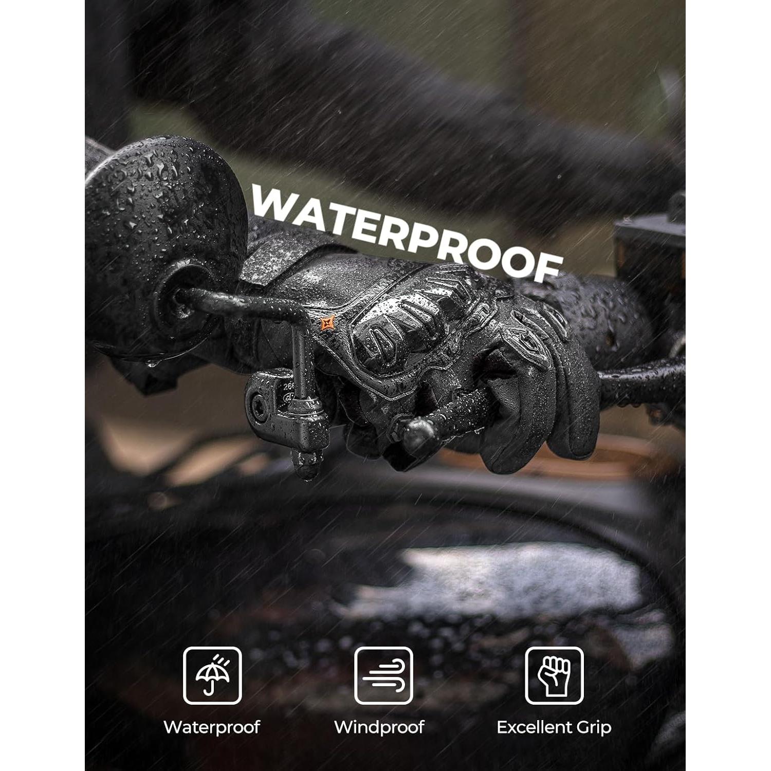 Guantes de Moto KEMIMOTO XX-Large Impermeables Táctiles