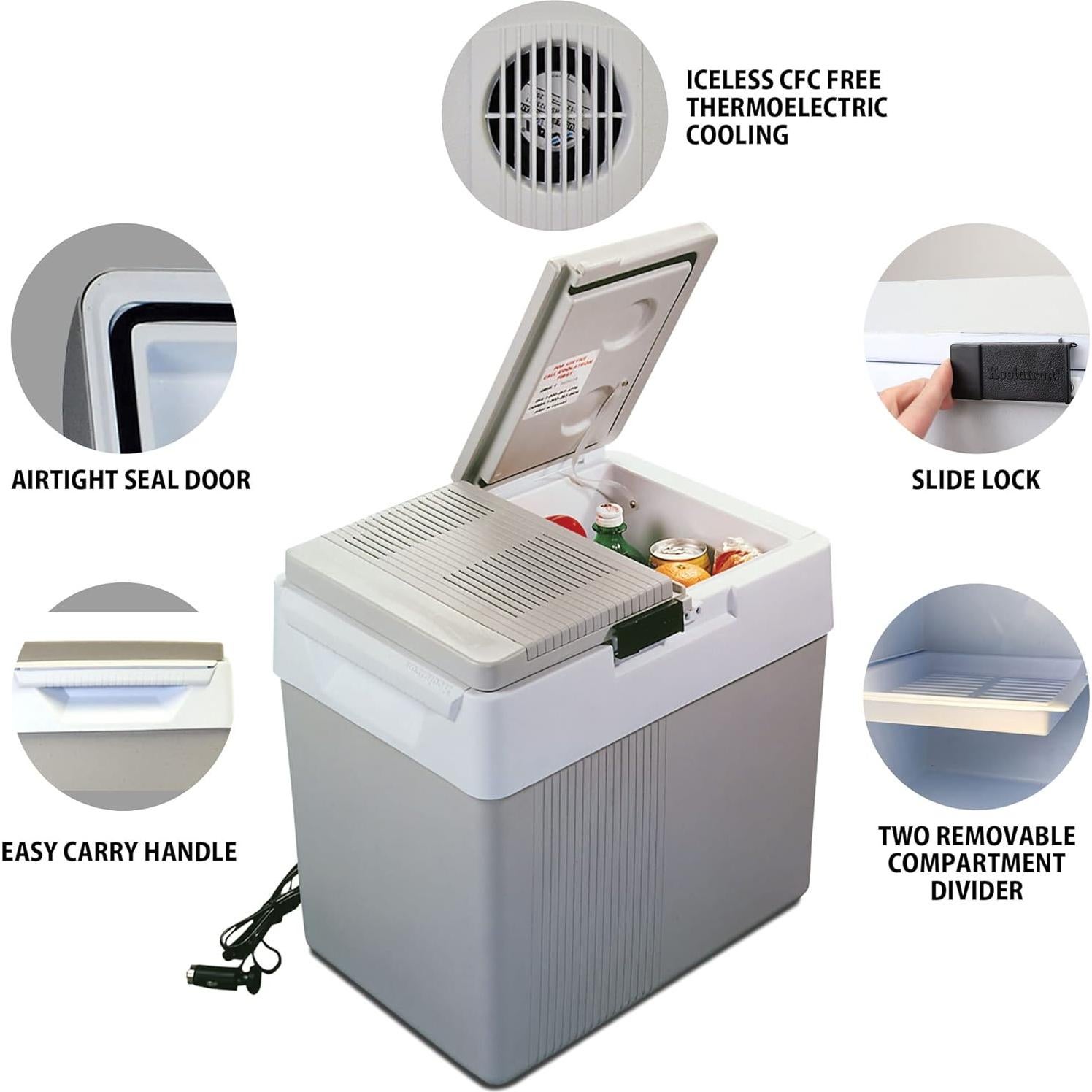 Enfriador Portátil Koolatron P65 AZ 31L 12V para Auto