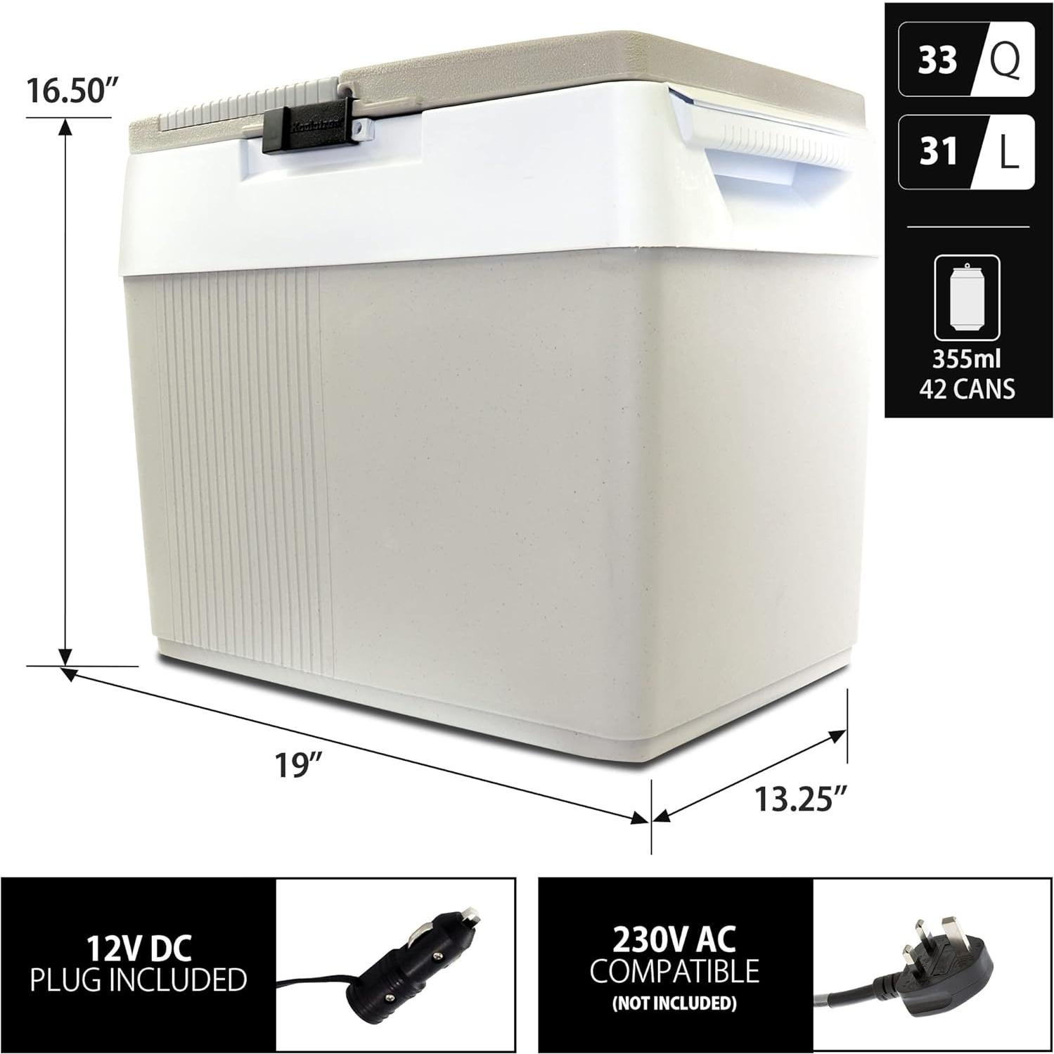 Enfriador Portátil Koolatron P65 AZ 31L 12V para Auto