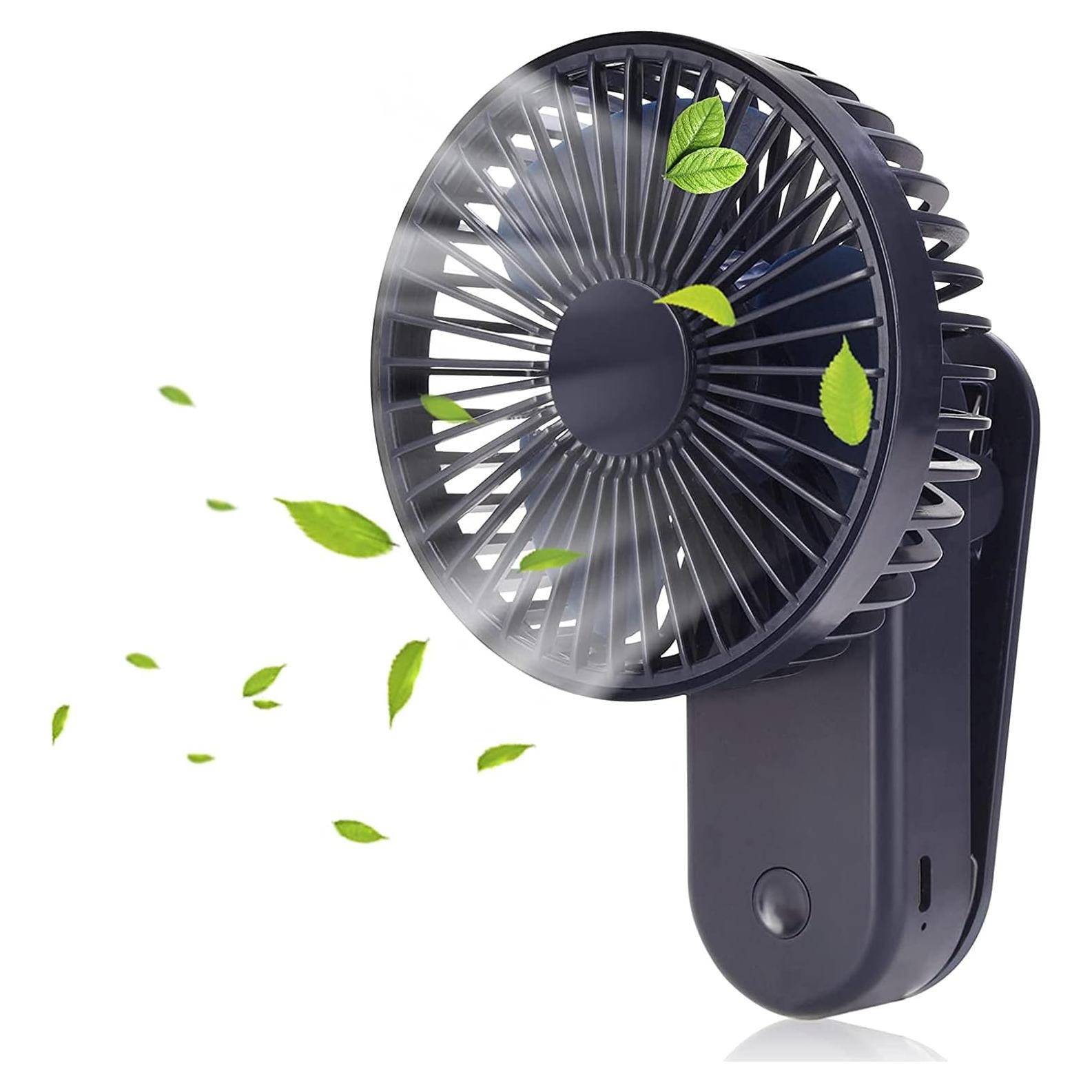 Ventilador de escritorio portátil KONPWAY 2400mAh clip magnético