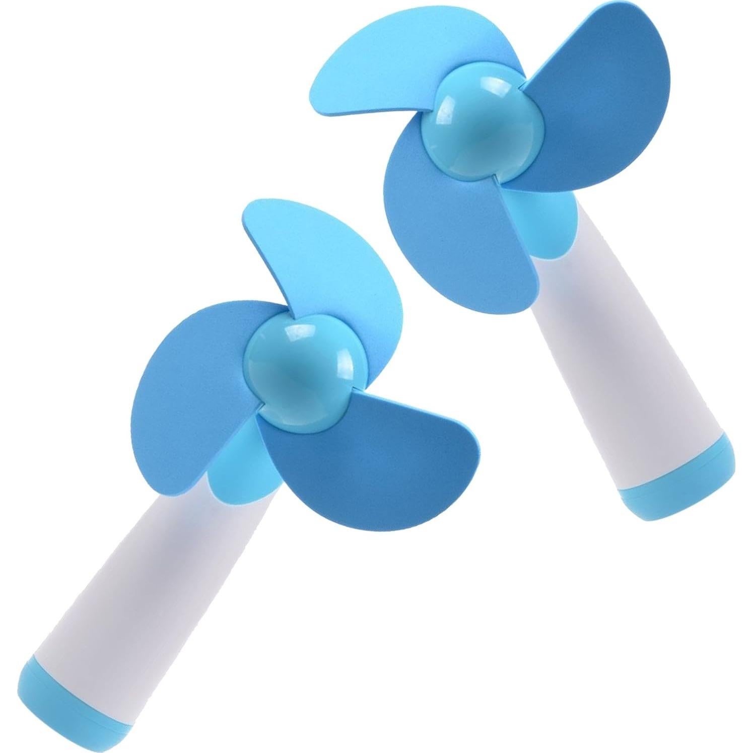 Ventilador de Mano Mini Ogrmar Azul - 2 Piezas Portátil