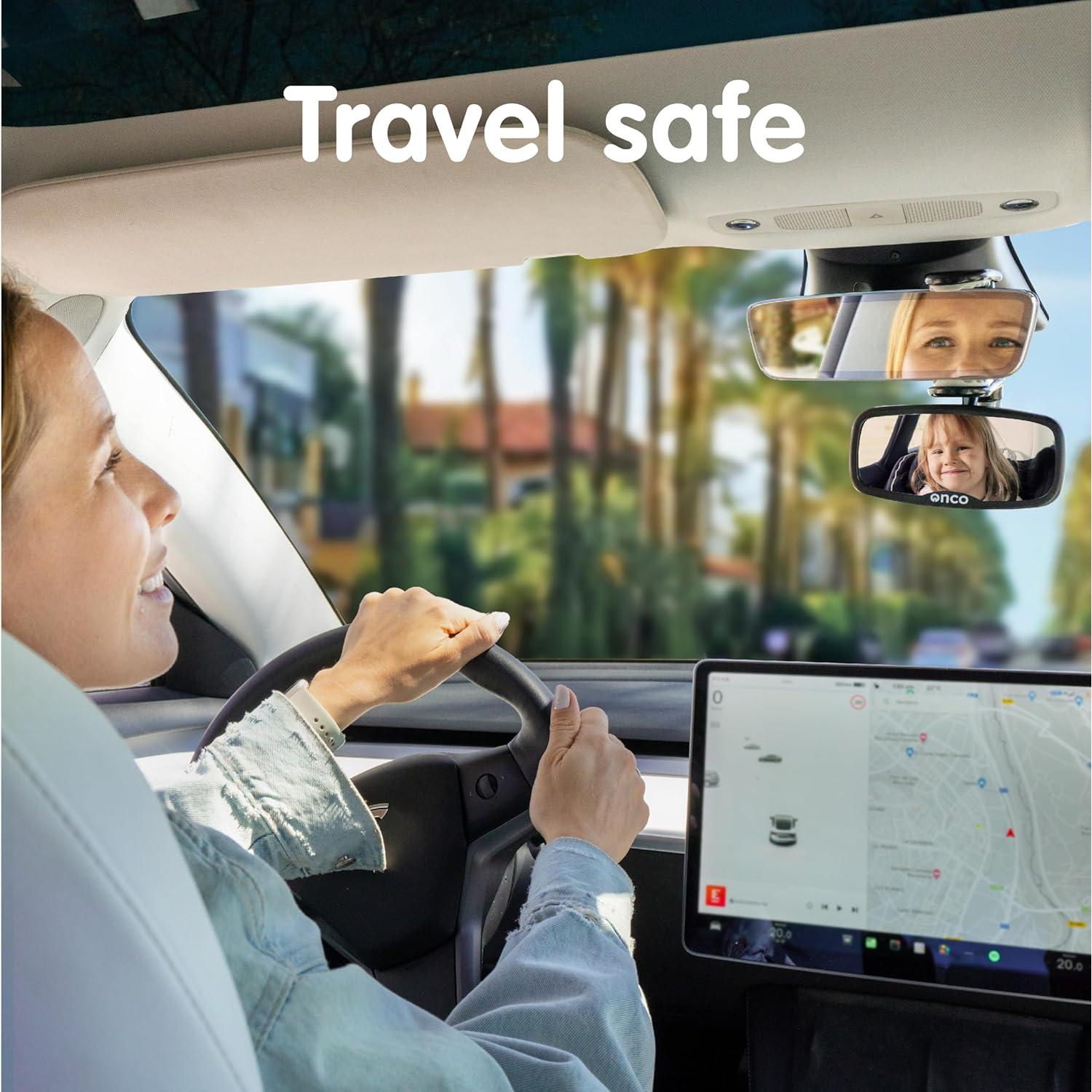 Espejo Clip-On para Bebé Onco - A Prueba de Roturas 5.8x12.4cm