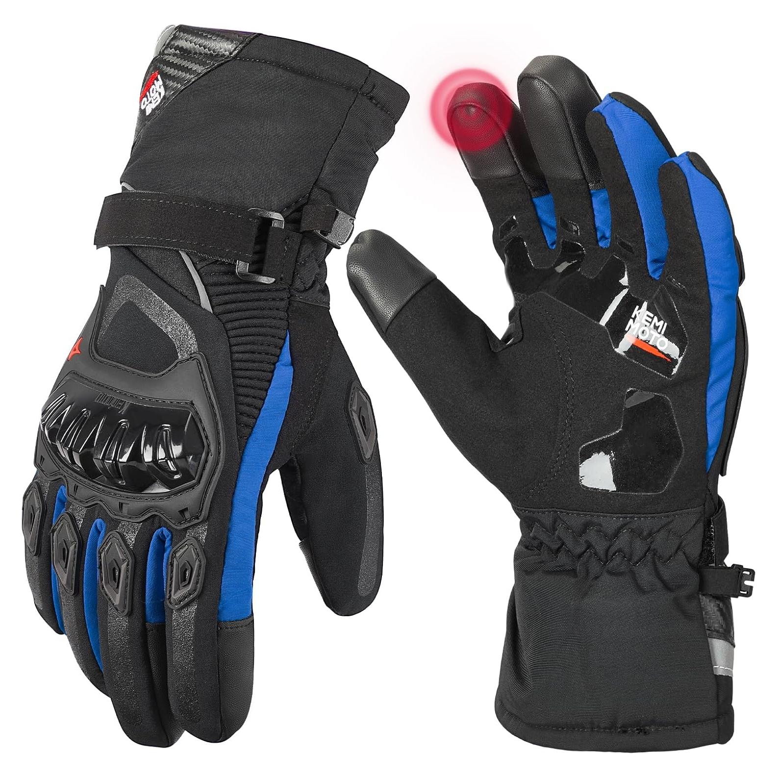 Guantes de Invierno KEMIMOTO para Motocicleta, Talla XX-L