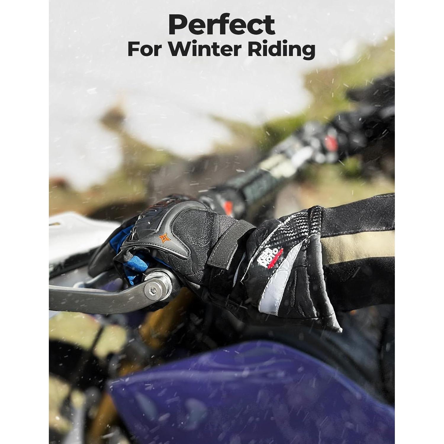 Guantes de Invierno KEMIMOTO para Motocicleta, Talla XX-L