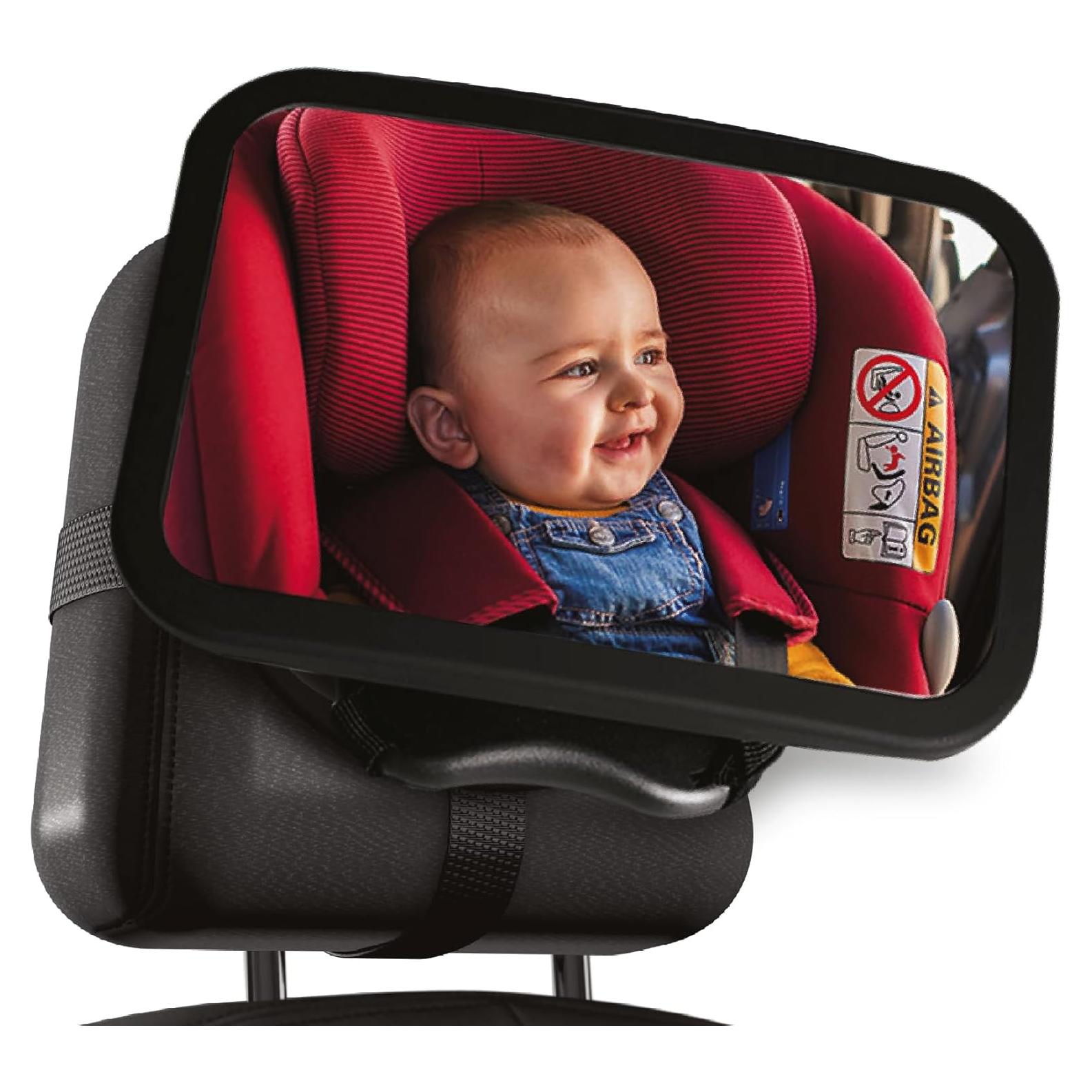 Espejo Convexo Irrompible para Bebé CJ TECH 25x18.5cm