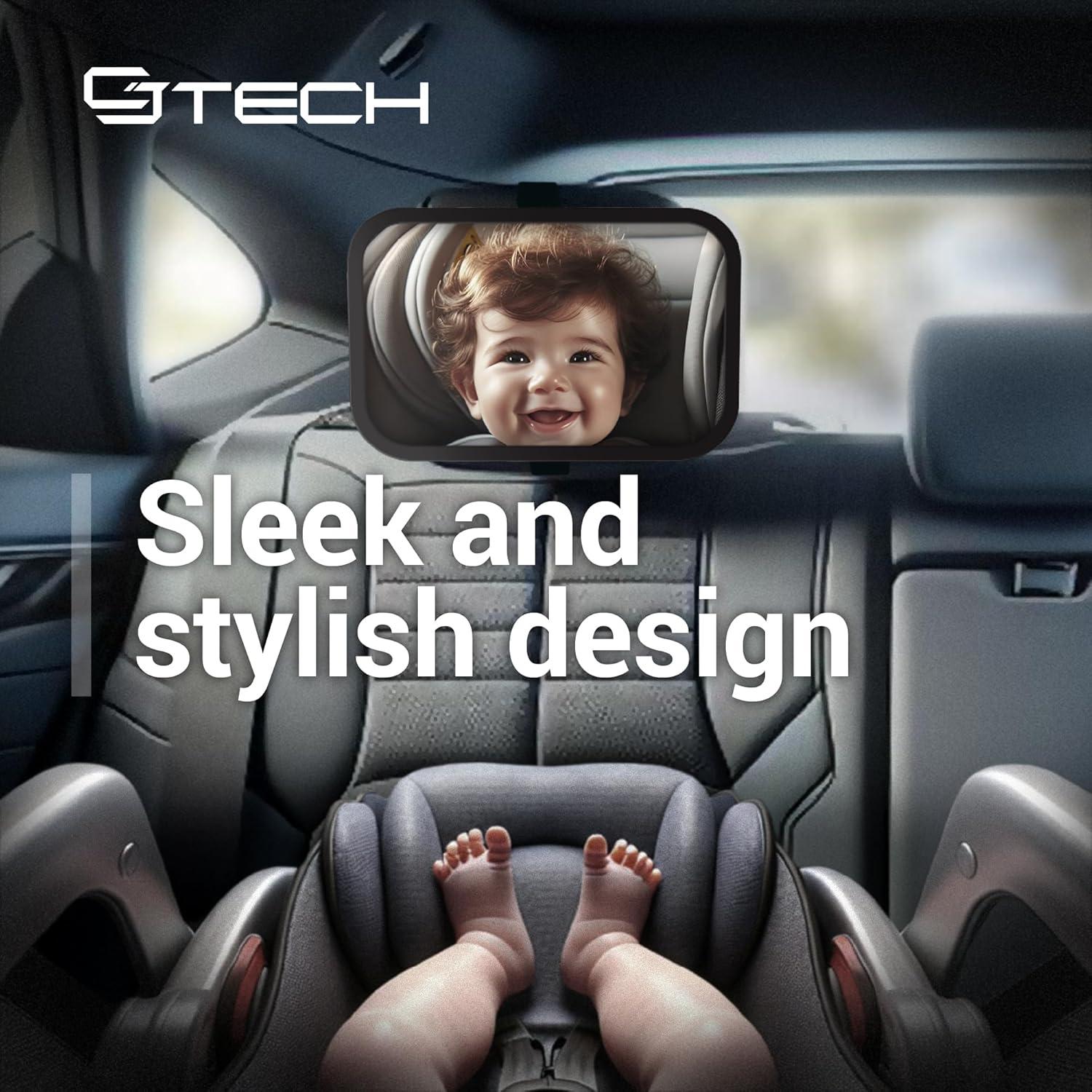 Espejo Convexo Irrompible para Bebé CJ TECH 25x18.5cm