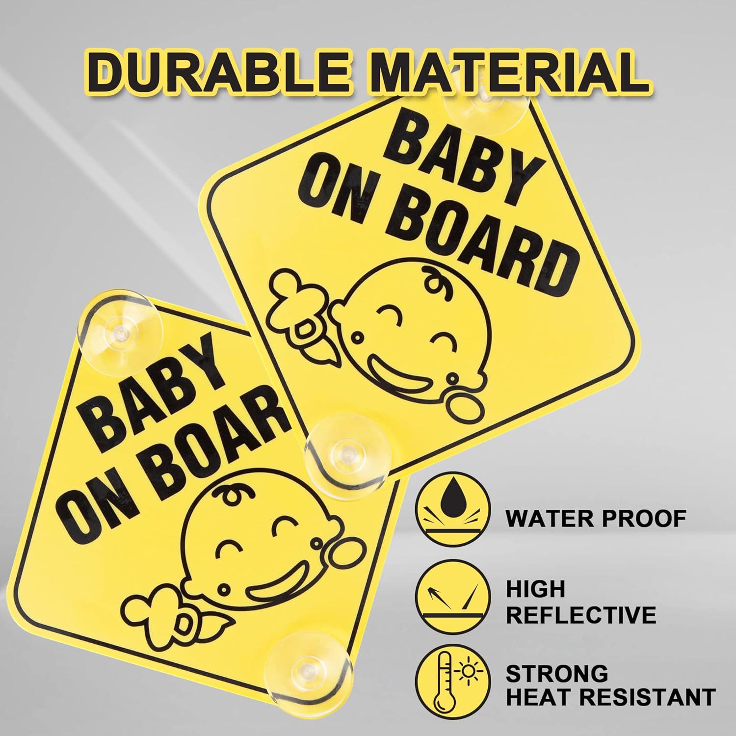 Espejo de Coche para Bebés CARTMAN Irrompible con Señal