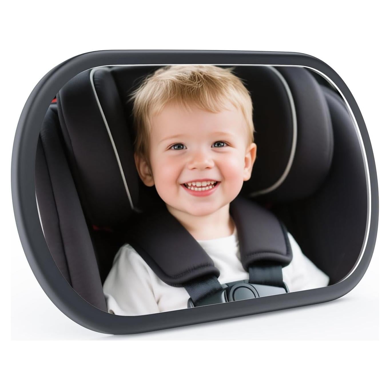 Espejo de Coche para Bebés Eassky B1 Irrompible Negro