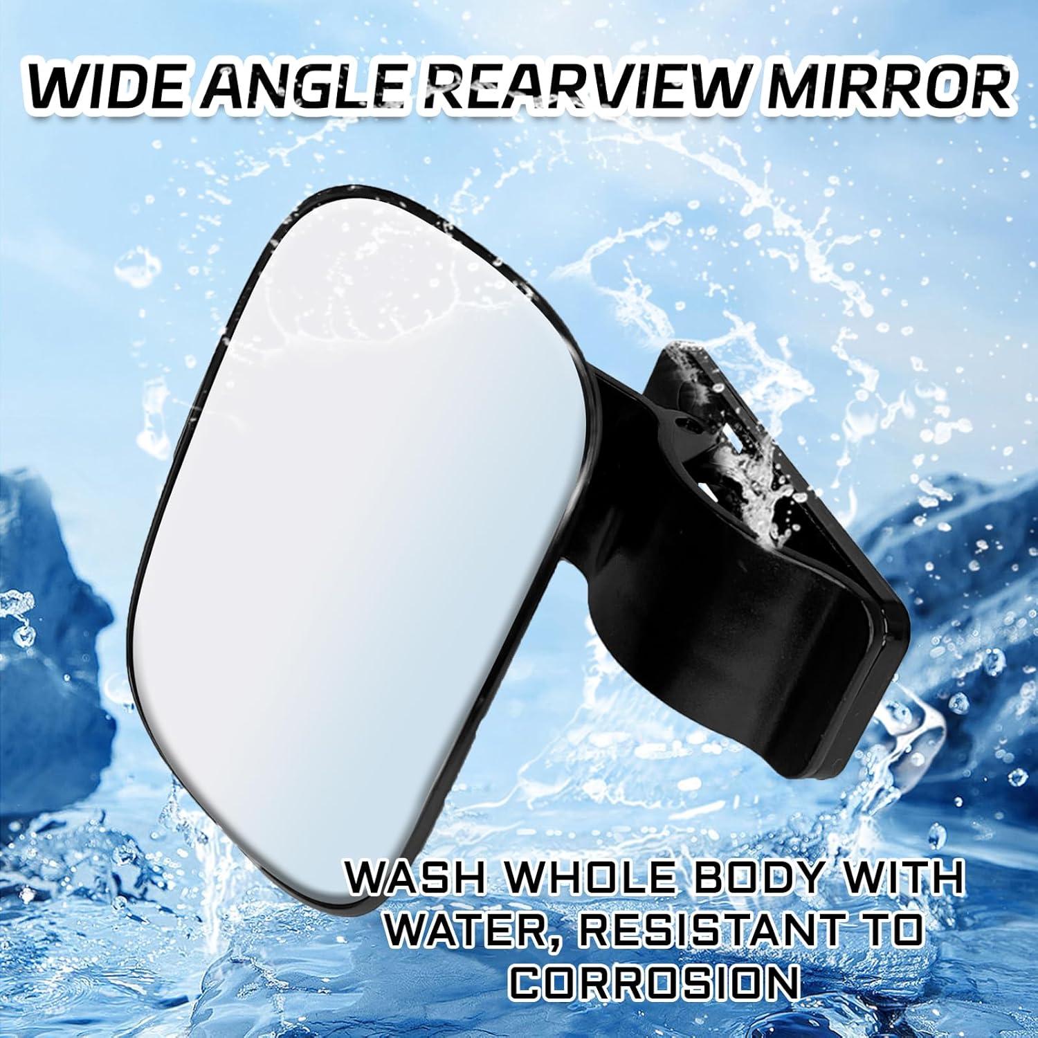 Espejo Convexo para Coche QQWD-YRHSJ01 Ajustable 360°