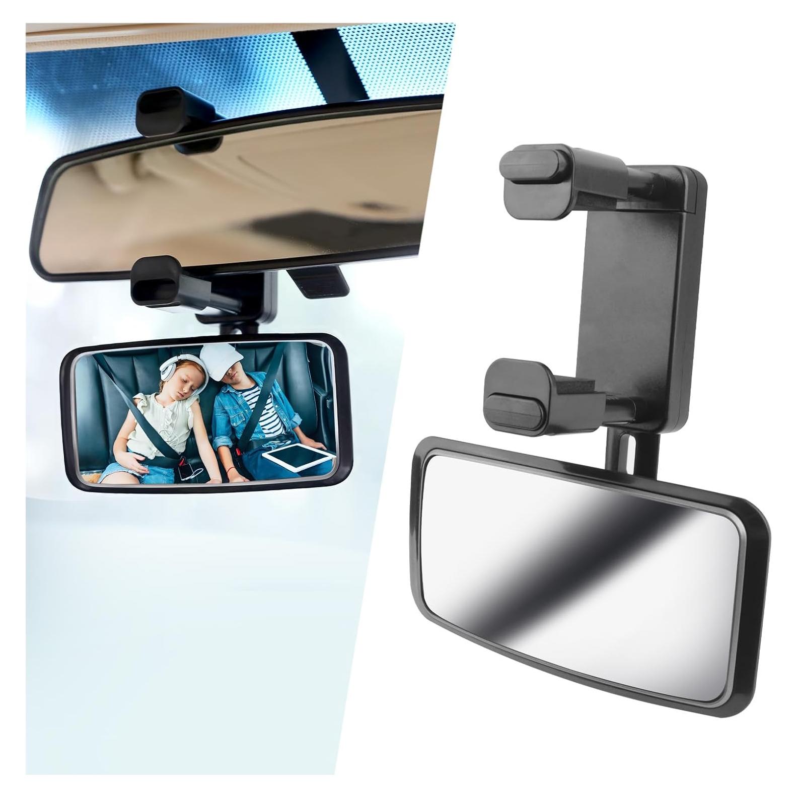 Espejo Curvado para Bebés en Auto OFBAND Ajustable 360°