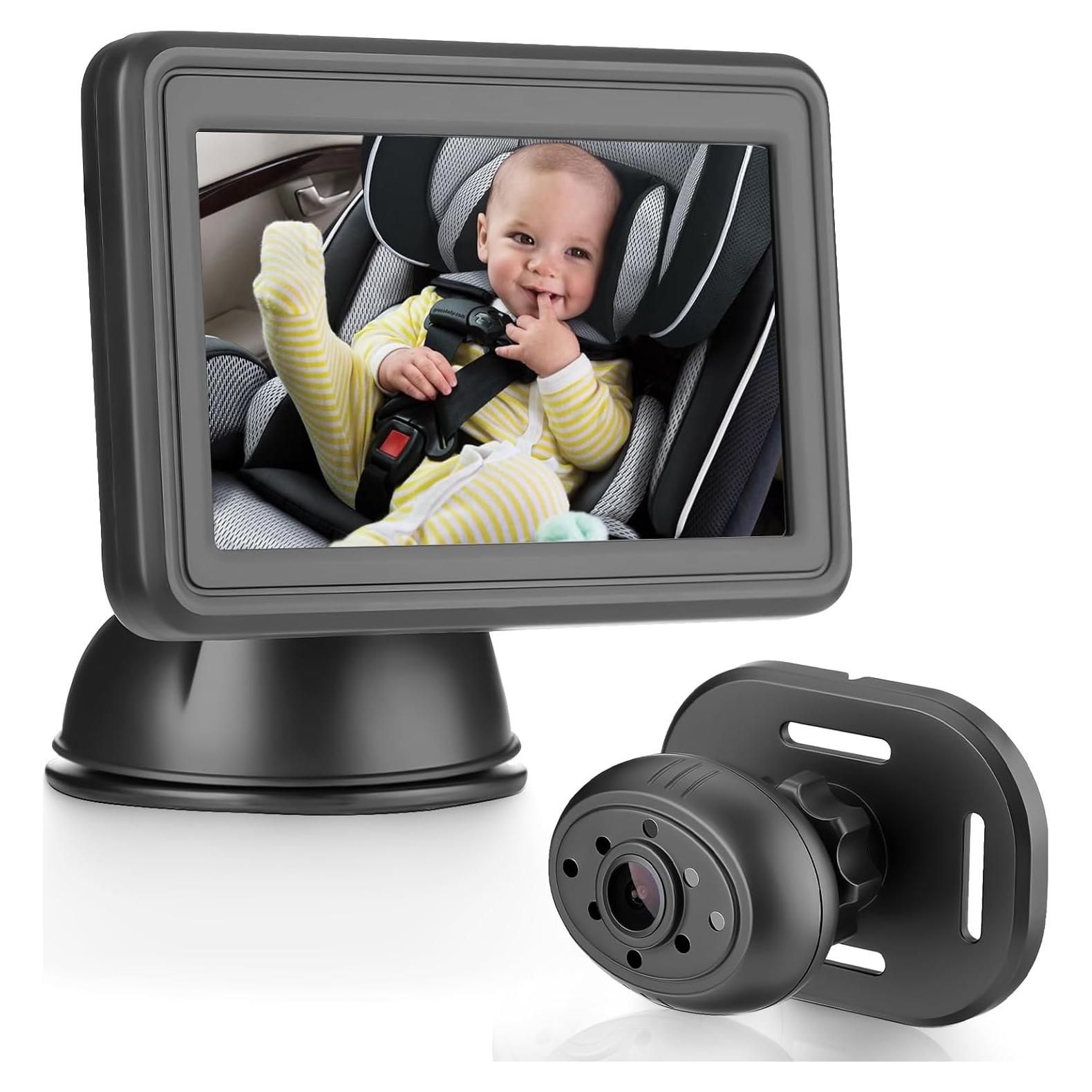 Espejo de Coche para Bebés ACAUTO F-CPAMZ01607 HD 4.3"