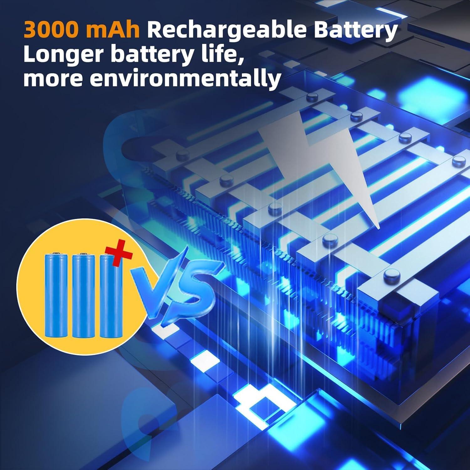 Espejo de Coche para Bebés StarBaKeSi con Luz 3000mAh