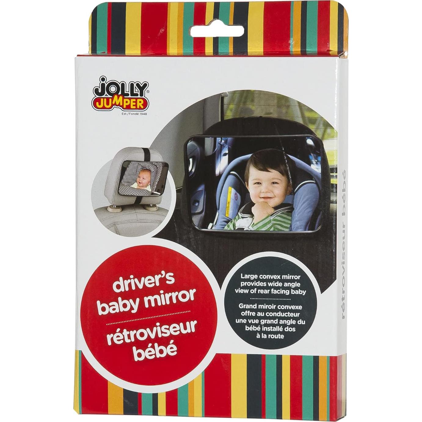 Espejo Convexo para Bebés Jolly Jumper - Negro Carbón