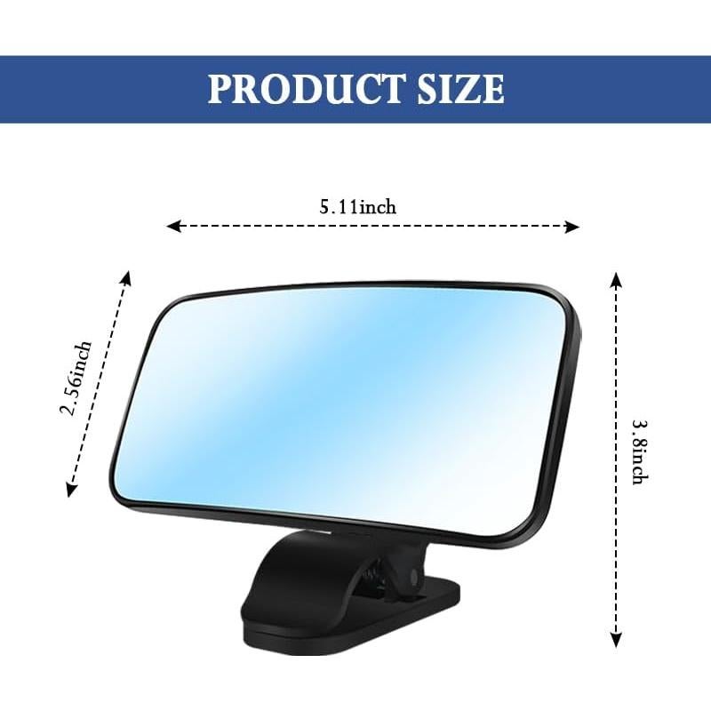 Espejo Retrovisor Convexo Figpade para Bebés Clip On 13x6.5cm