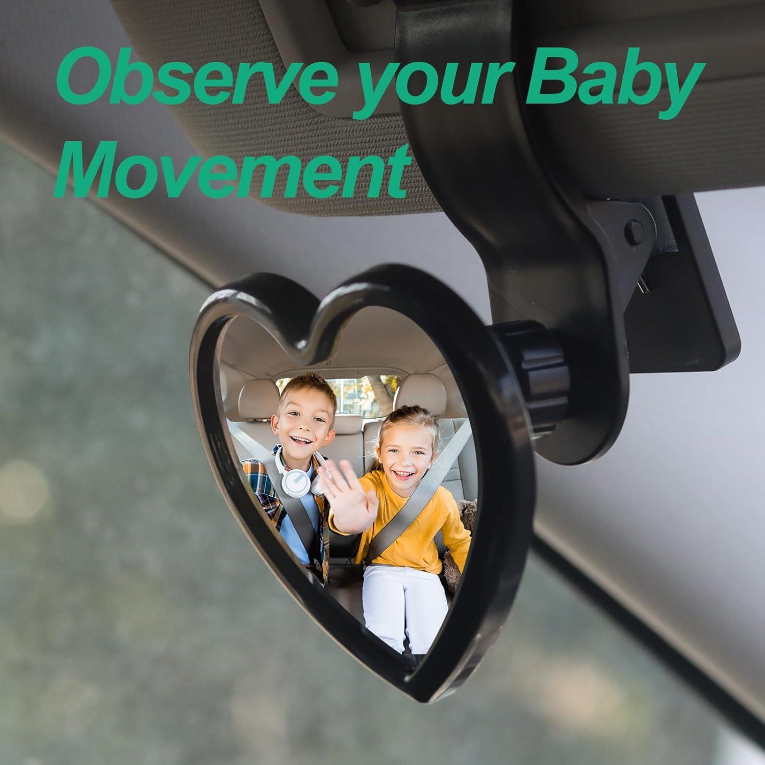 Espejo Convexo para Bebés LoyaGour LBM Ajustable 360°