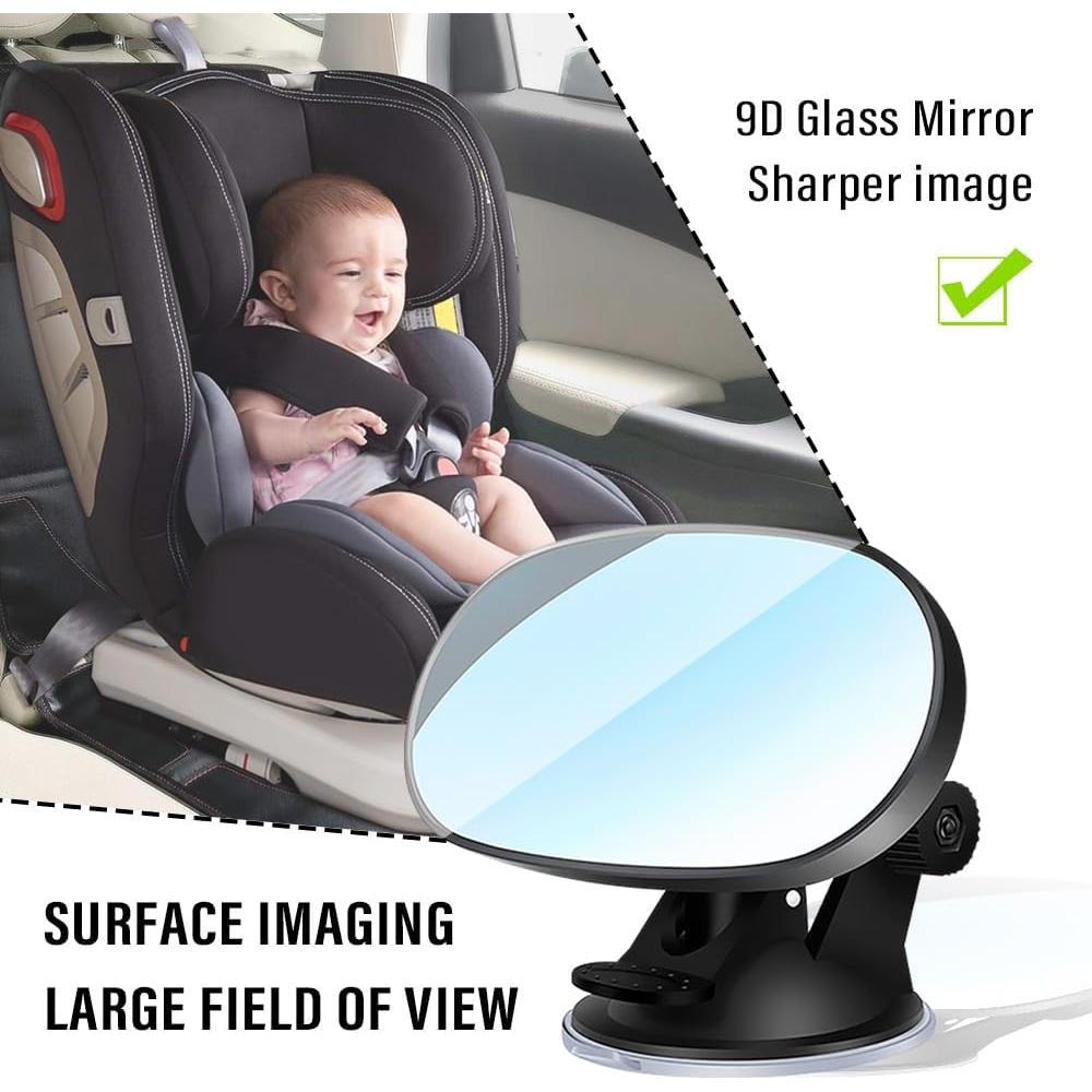 Espejo Convexo para Bebé Salior con Ventosa Ajustable 360°