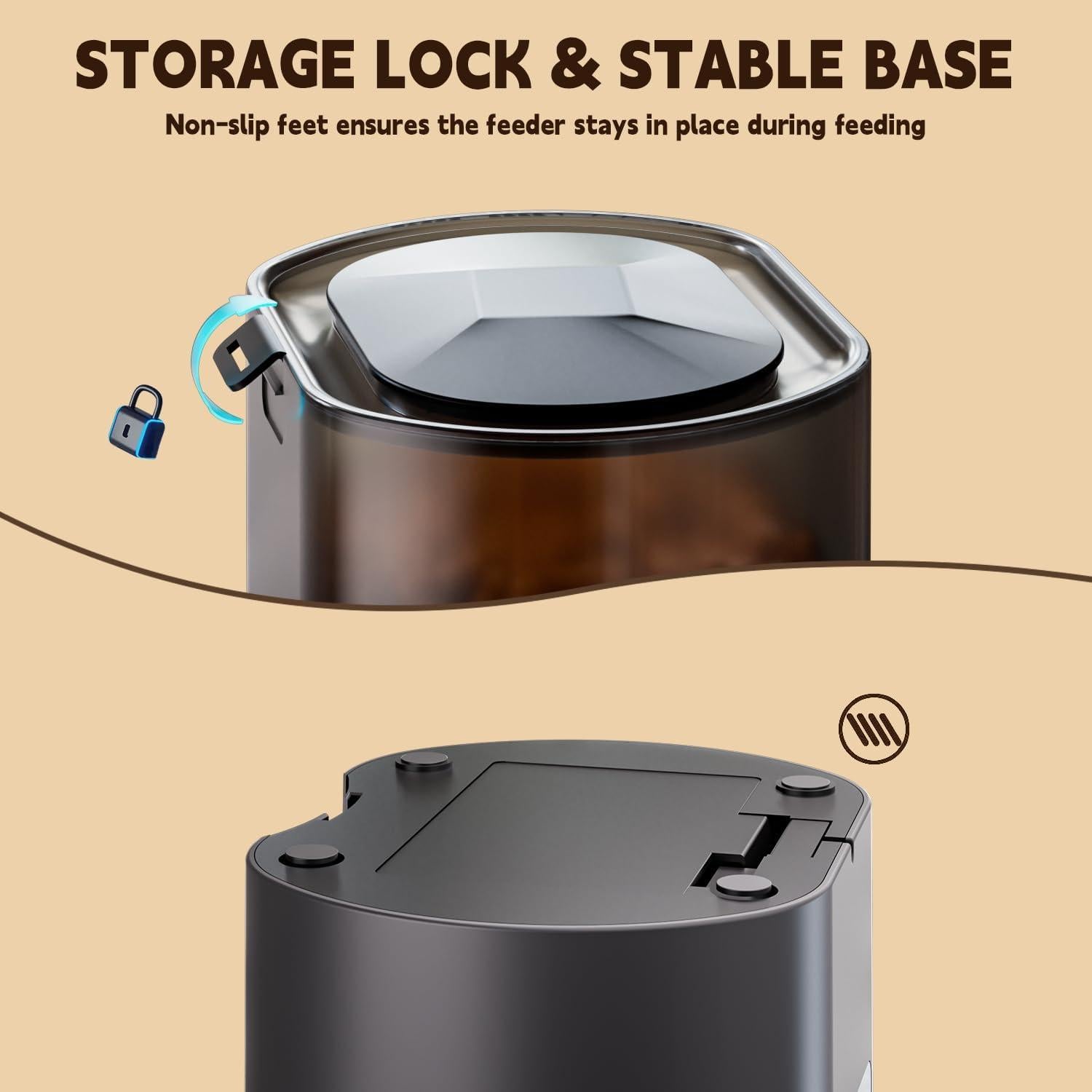 Dispensador Automático de Comida y Agua Yowmoft 3L