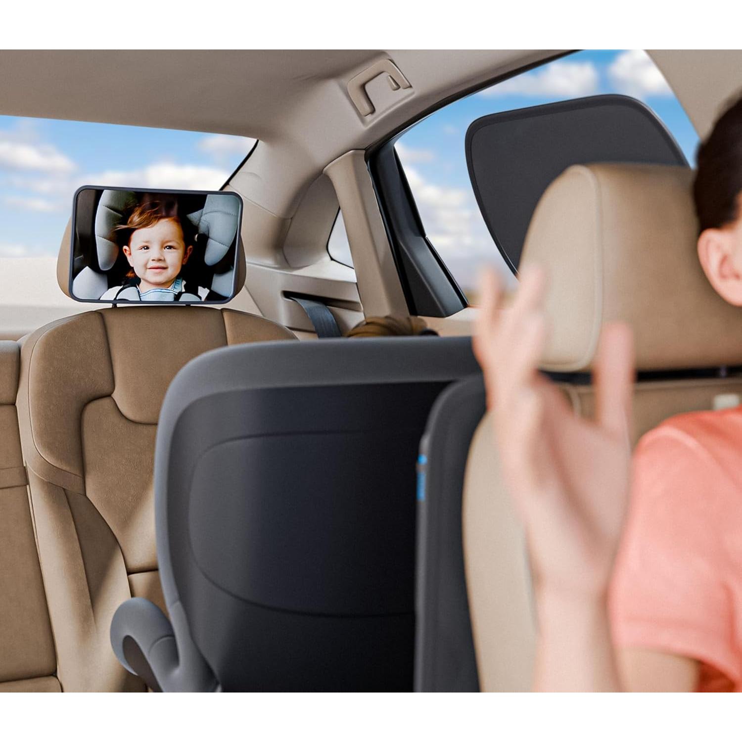 Kit Esenciales Automóvil Bebé Crivora - Organizador, Sombrillas, Espejo