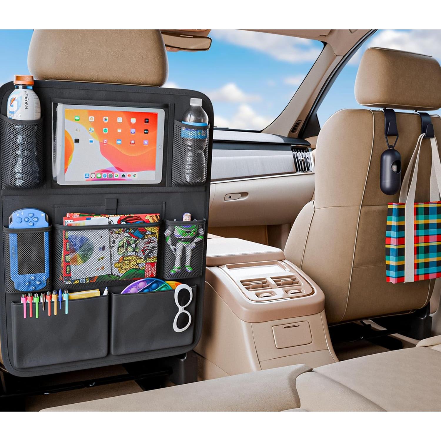 Kit Esenciales Automóvil Bebé Crivora - Organizador, Sombrillas, Espejo