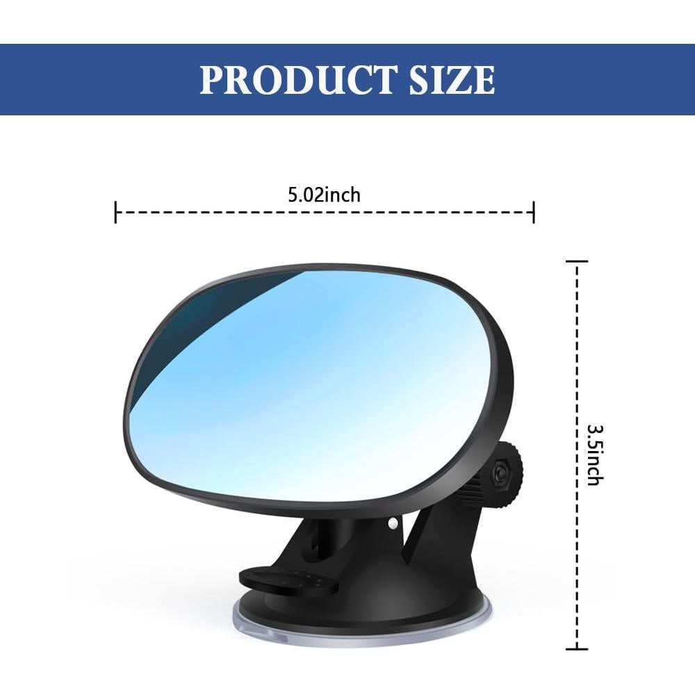 Espejo Retrovisor para Bebé Stacool 360° Gran Angular Negro