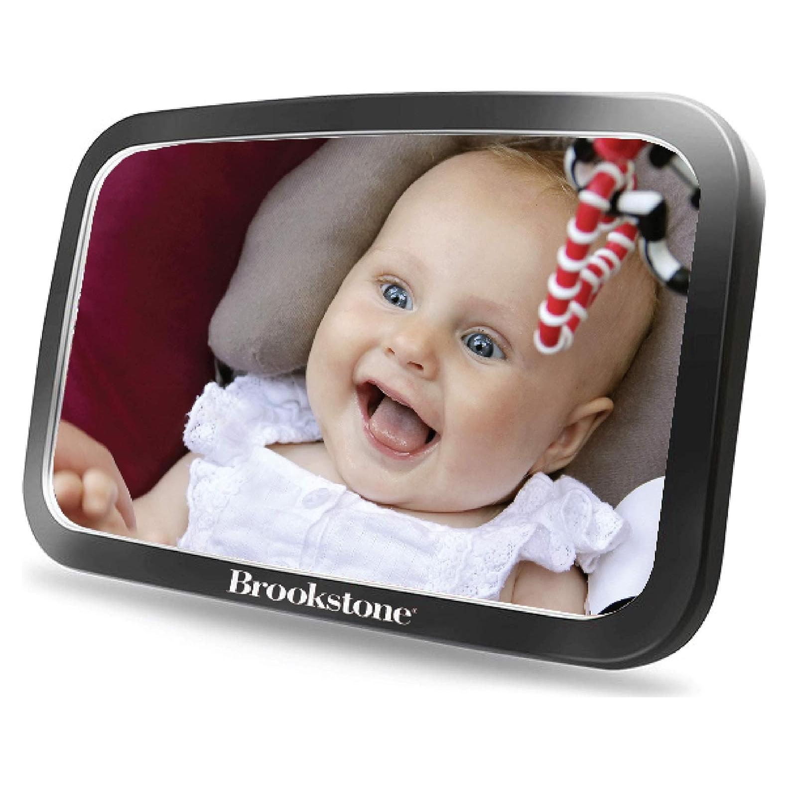 Espejo para Bebés Brookstone BK1428 - Vista Amplia, Negro