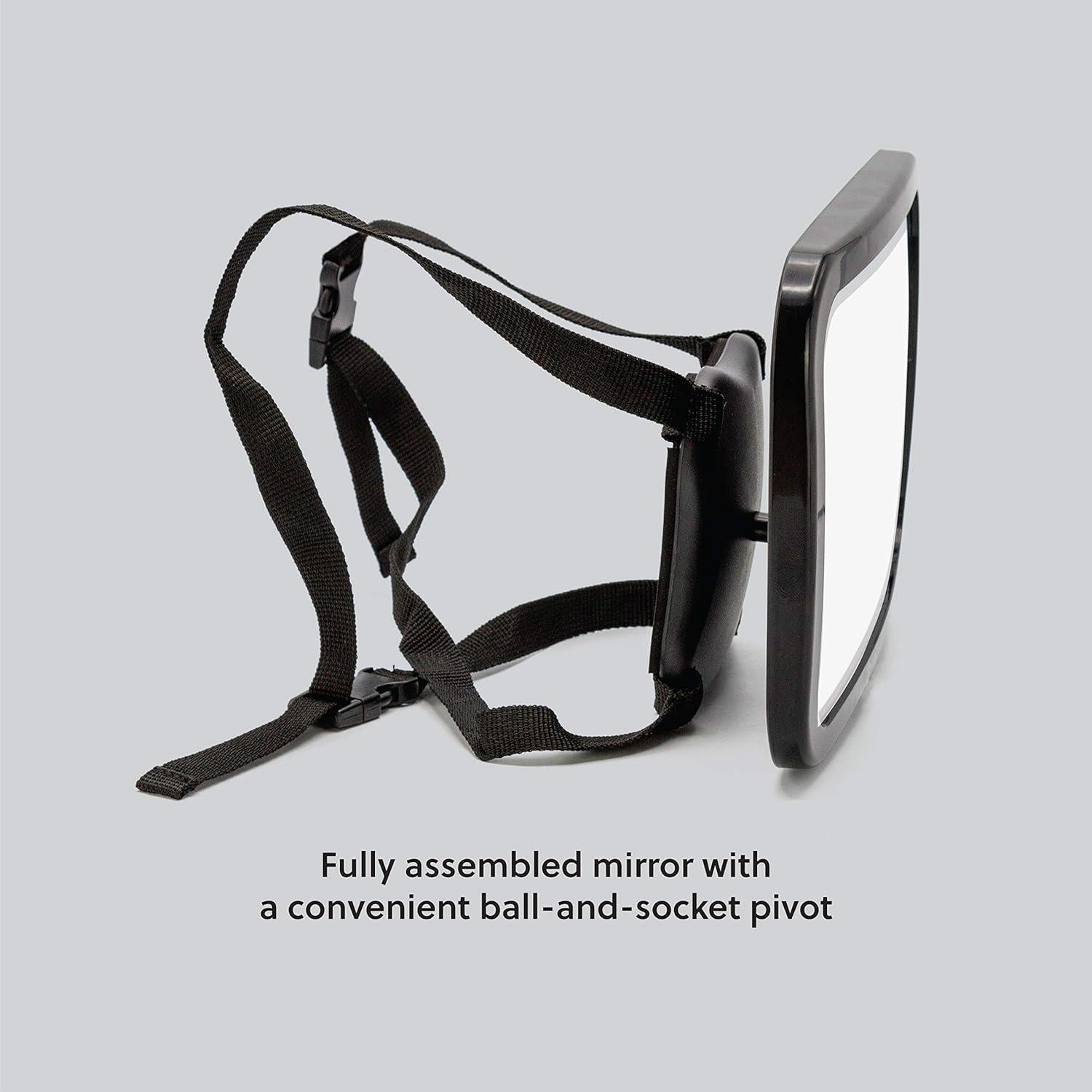 Espejo para Bebés Brookstone BK1428 - Vista Amplia, Negro