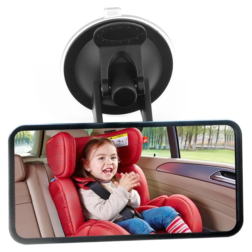 Espejo para Bebé en Coche Salior HD 13x6.5cm Rotatable