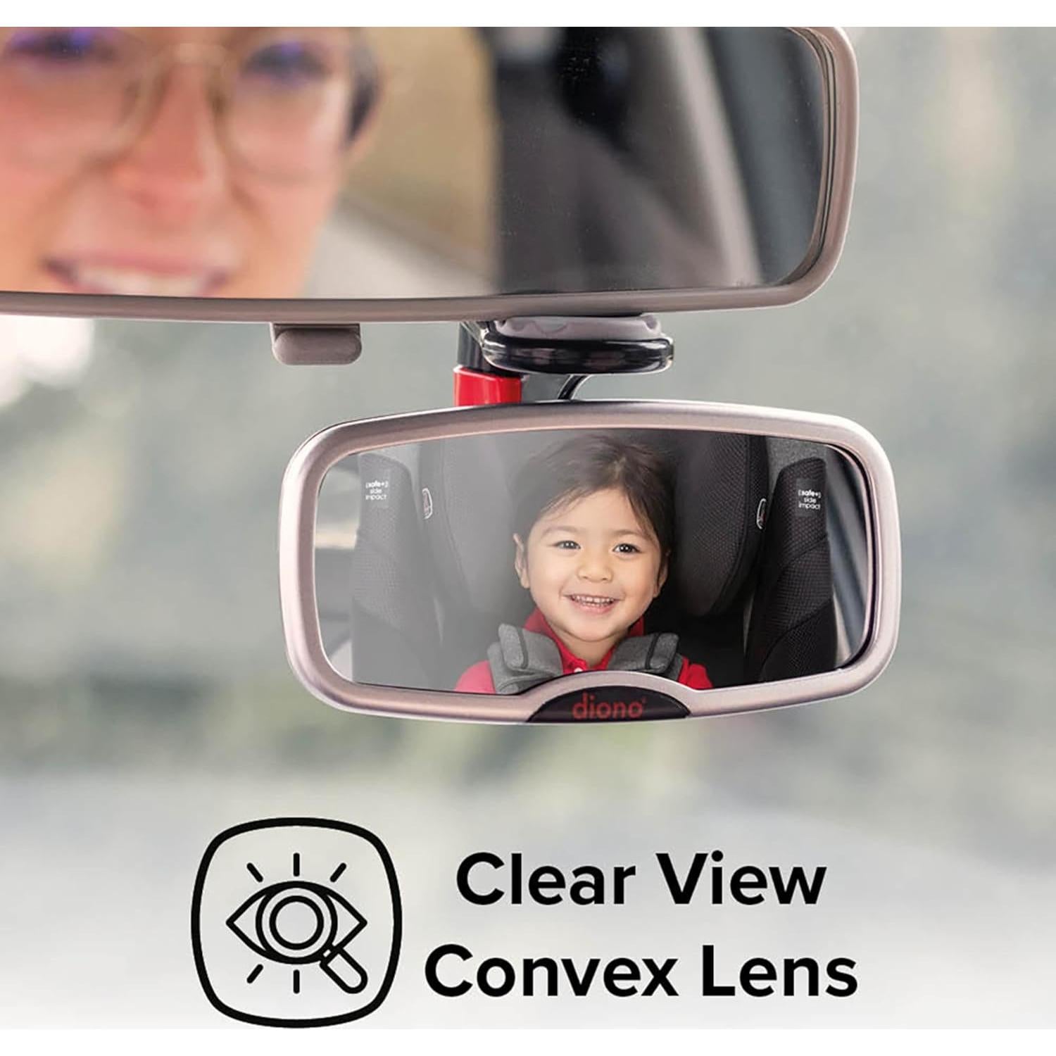 Espejos de Auto para Bebé Diono Easy View y See Me Too - Paquete de 2