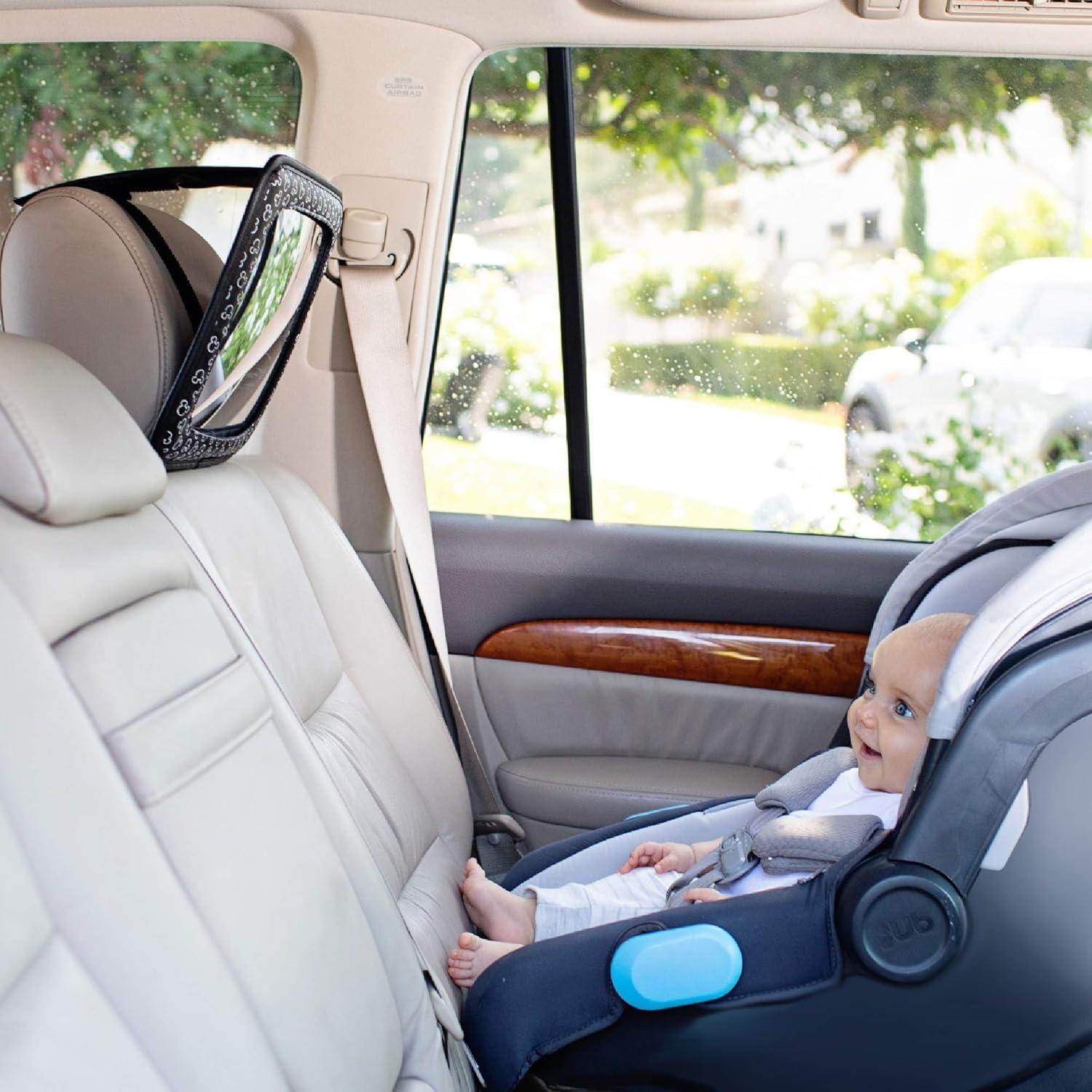 Espejo de Auto Ajustable J.L. Childress Mickey Mouse 28x24 cm