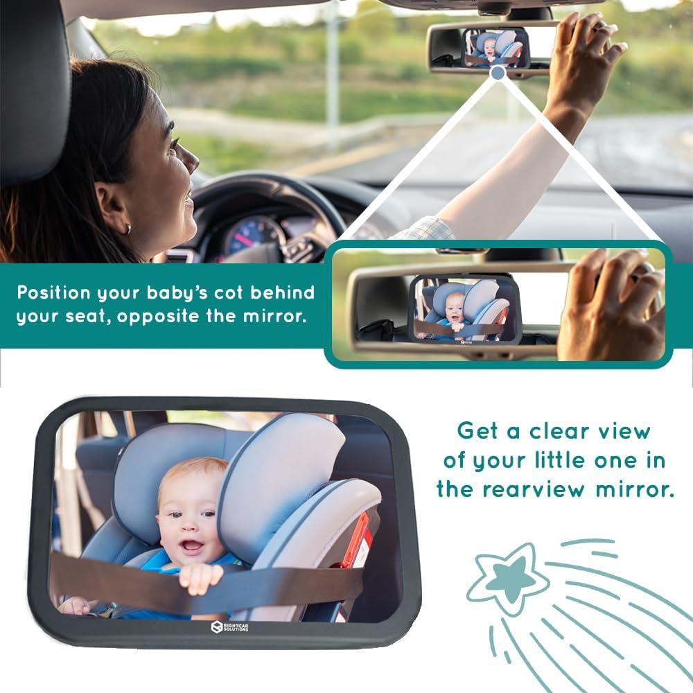 Espejo de Coche para Bebé Rightcar Solutions Ajustable 360°