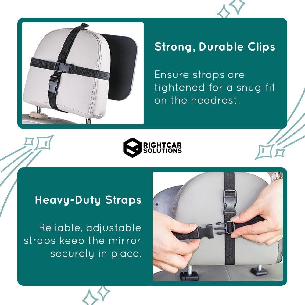 Espejo de Coche para Bebé Rightcar Solutions Ajustable 360°