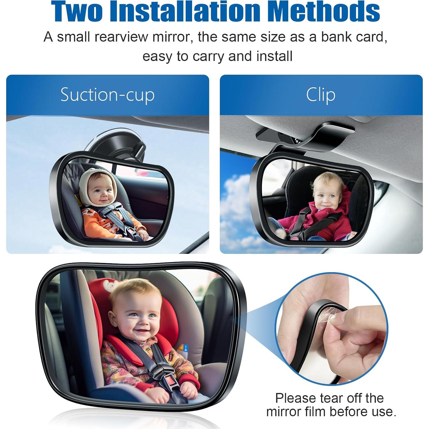 Espejo Retrovisor Ajustable 360° Range Tour Mini para Bebés