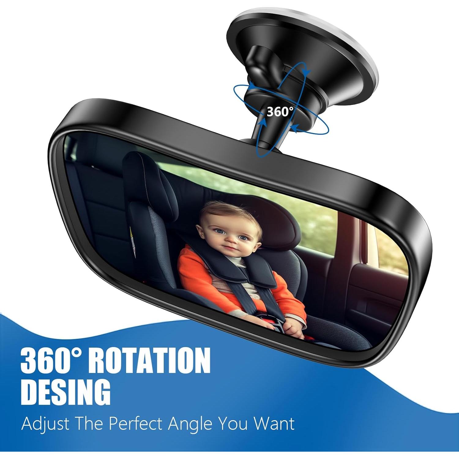 Espejo Retrovisor Ajustable 360° Range Tour Mini para Bebés