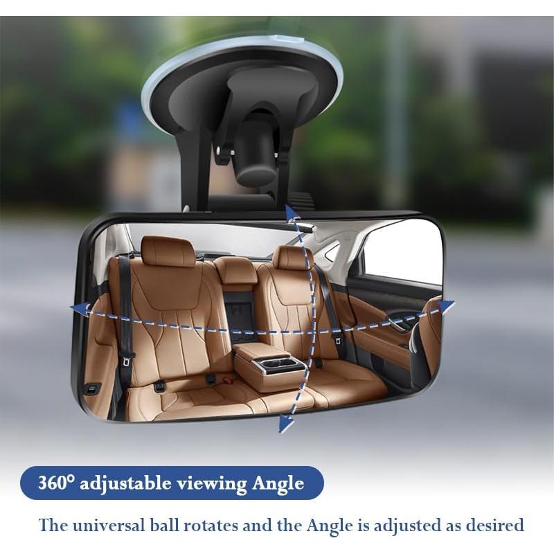 Espejo de Coche para Bebé Salior con Ventosa y HD 13x6.5cm