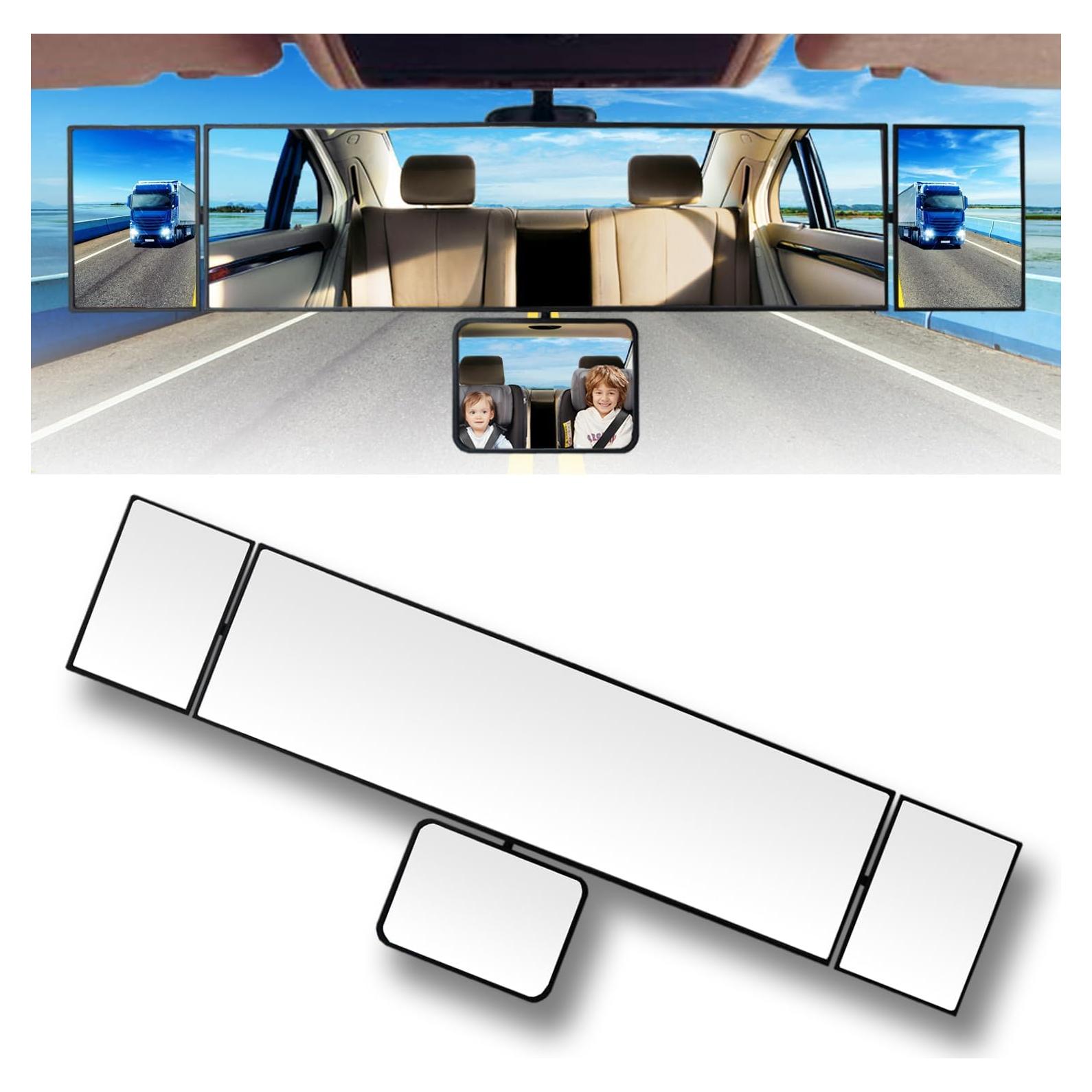 Espejo Retrovisor SkycropHD Convexo 35.1x11.8 cm para Auto