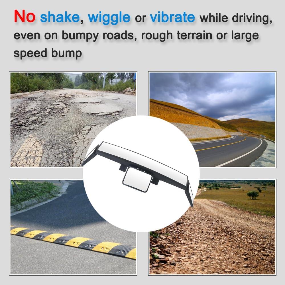 Espejo Retrovisor SkycropHD Convexo 35.1x11.8 cm para Auto