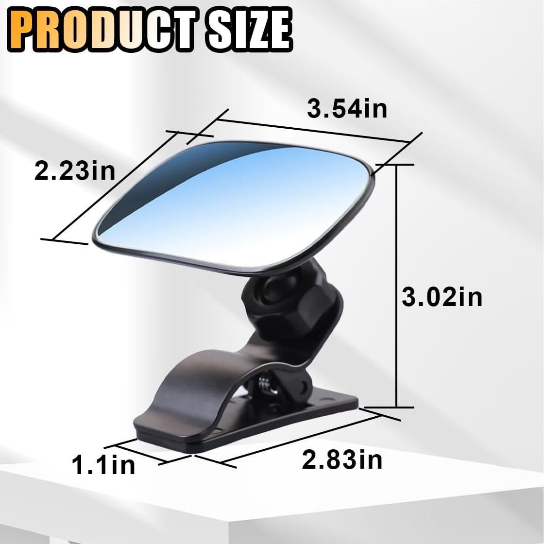 Espejo Retrovisor Interior para Bebés GLSOWEE Ajustable 9x5.66cm