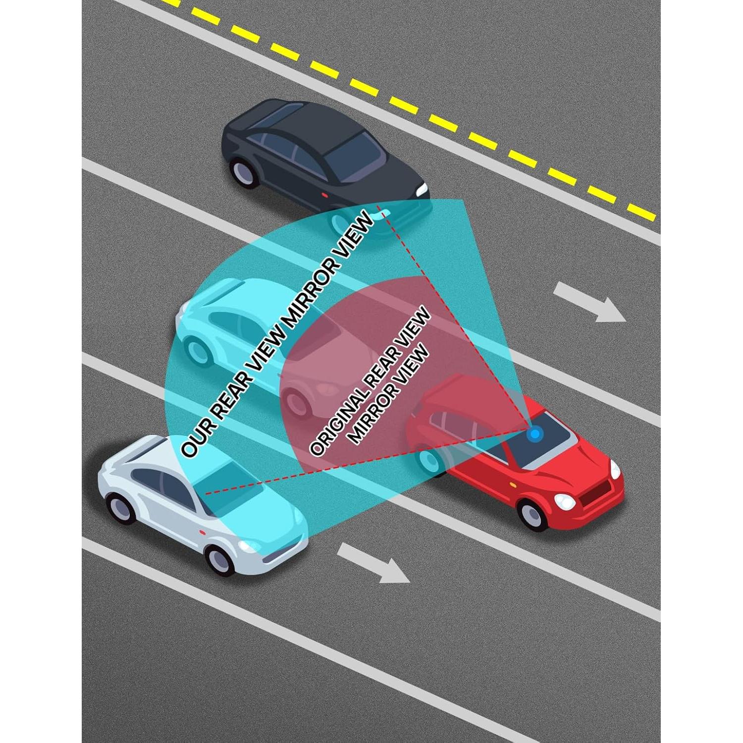 Espejo Retrovisor JOYTUTUS Convexo 27.94 cm para Bebés