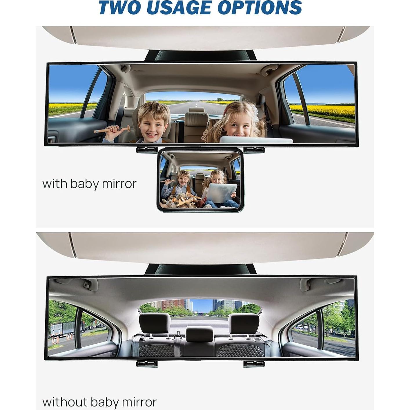 Espejo Retrovisor JOYTUTUS Convexo 27.94 cm para Bebés